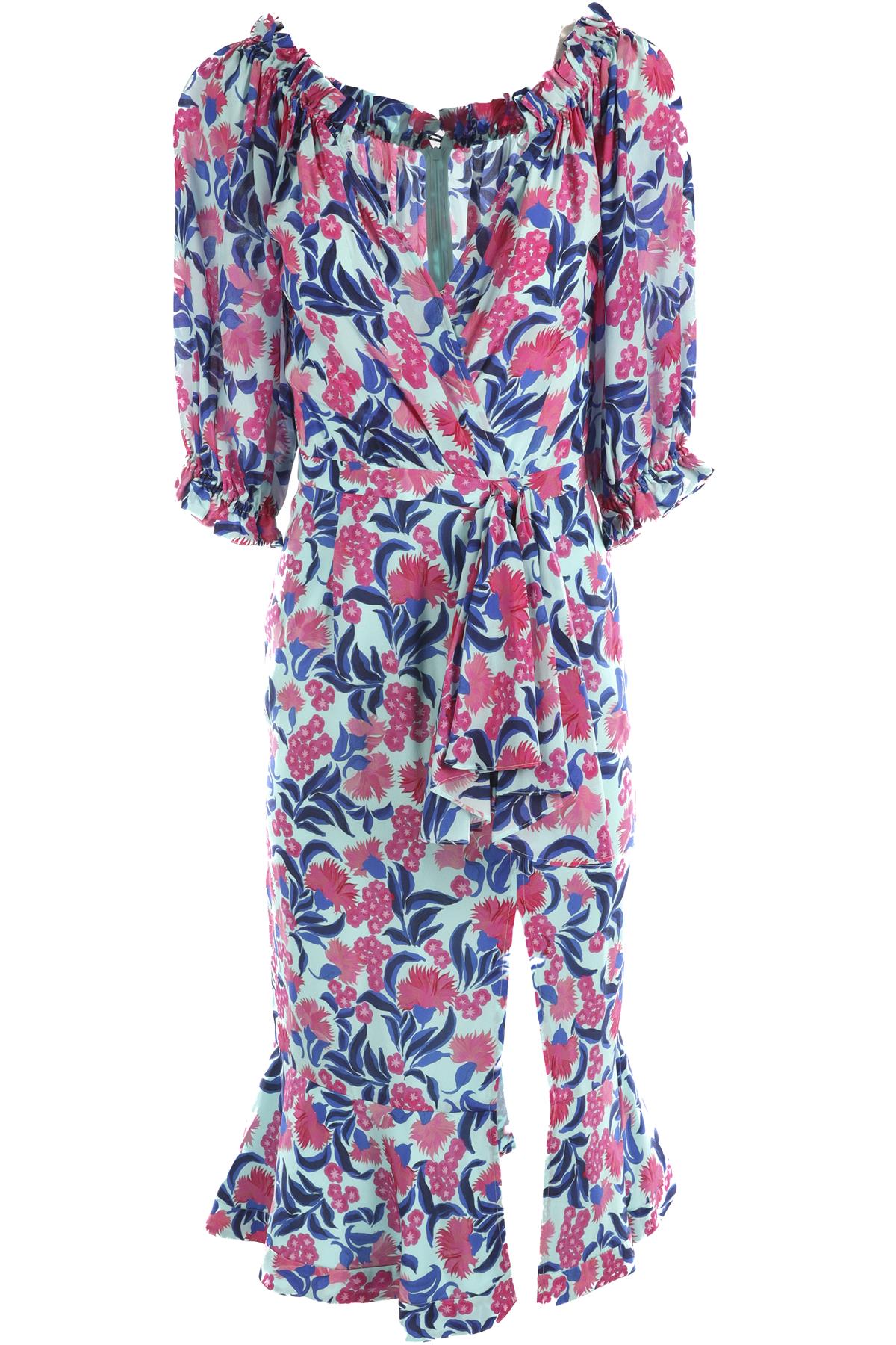 SALONI MULTI SILK MIDI DRESS UK 8