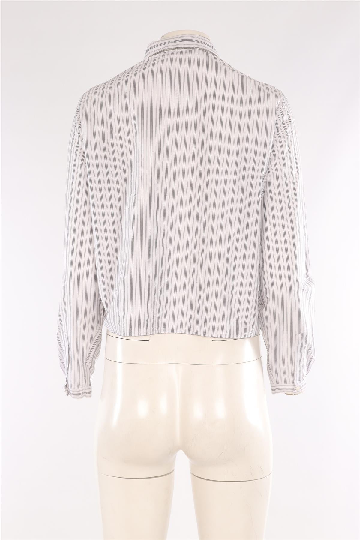 FABIANA FILIPPI WHITE COTTON SHIRT IT 40 UK 8