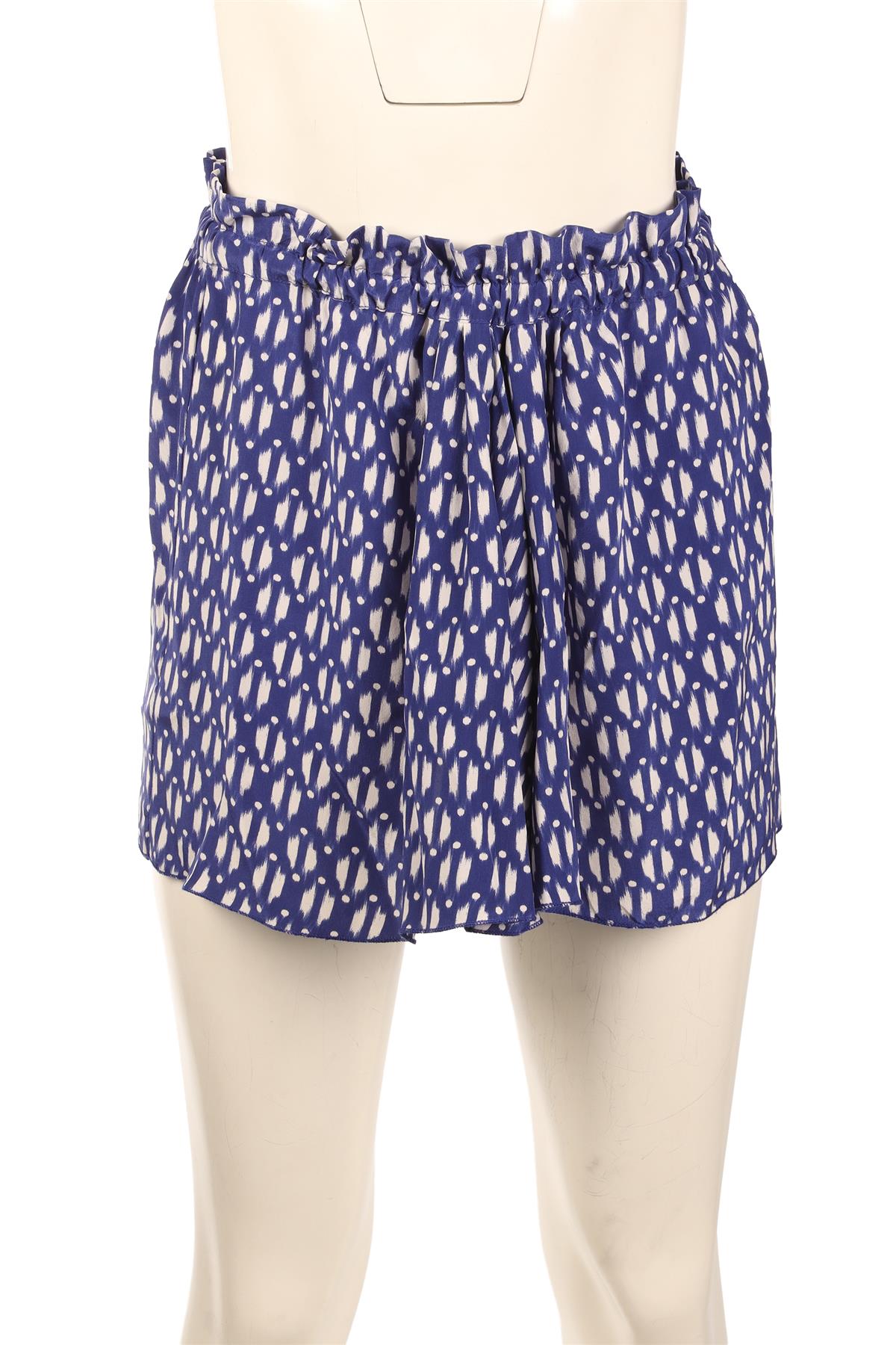 ISABEL MARANT ÉTOILE BLUE SILK MINI SKIRT FR 34 UK 6