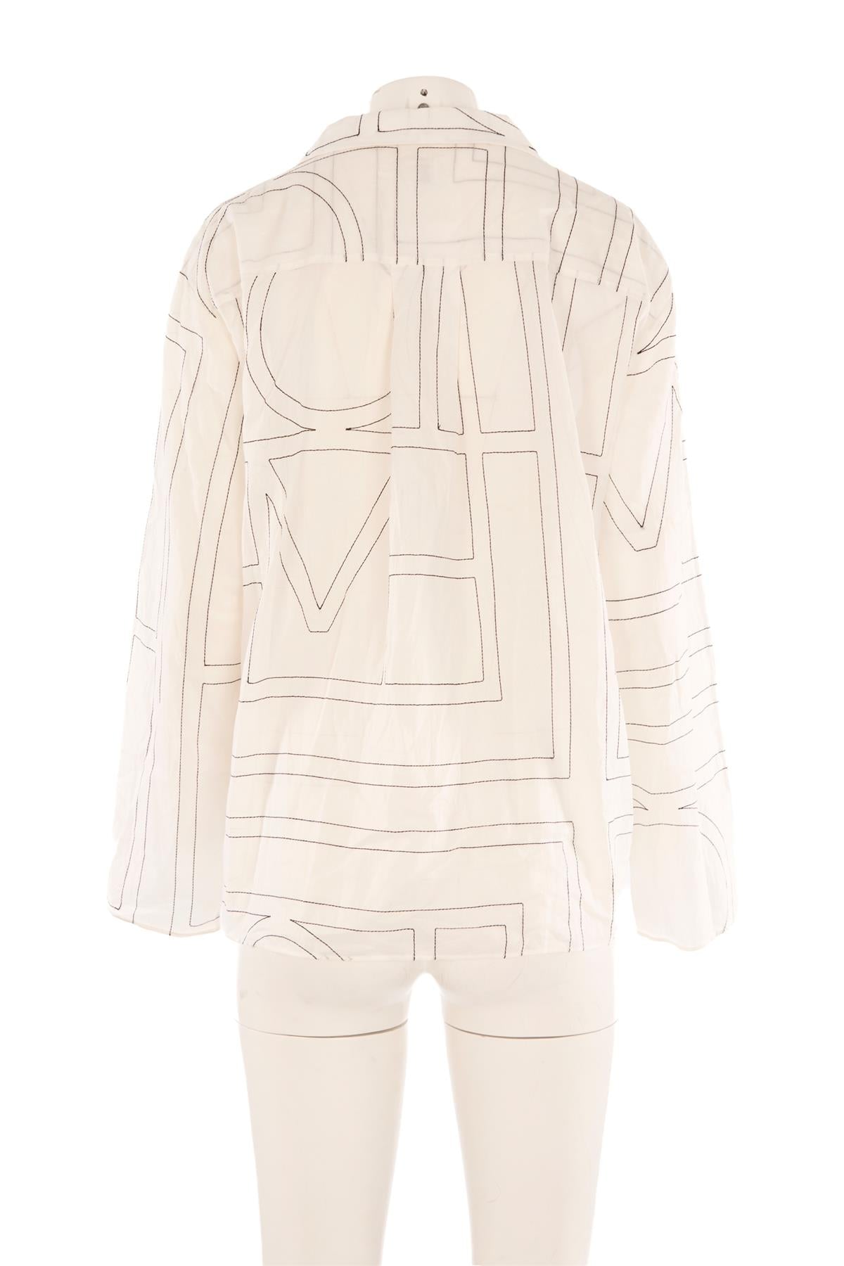 TOTEME WHILE COTTON SHIRT DK 36 UK 8