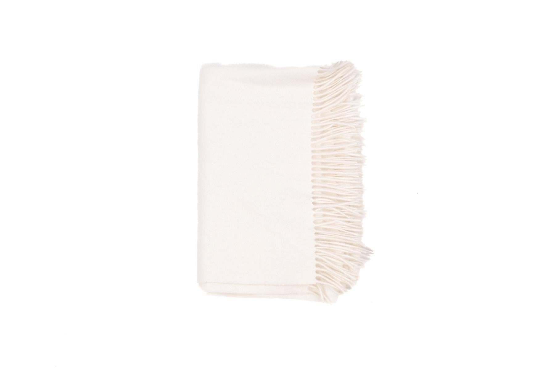 LORO PIANA IVORY CASHMERE SCARF