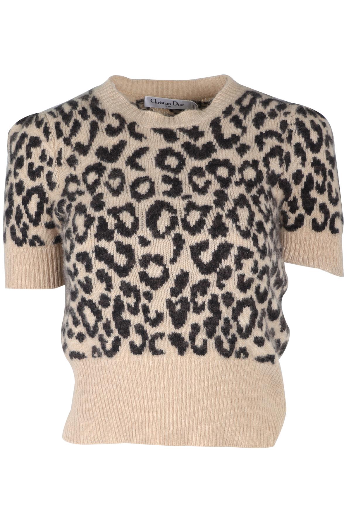 CHRISTIAN DIOR BEIGE CASHMERE SWEATER FR 38 UK 10