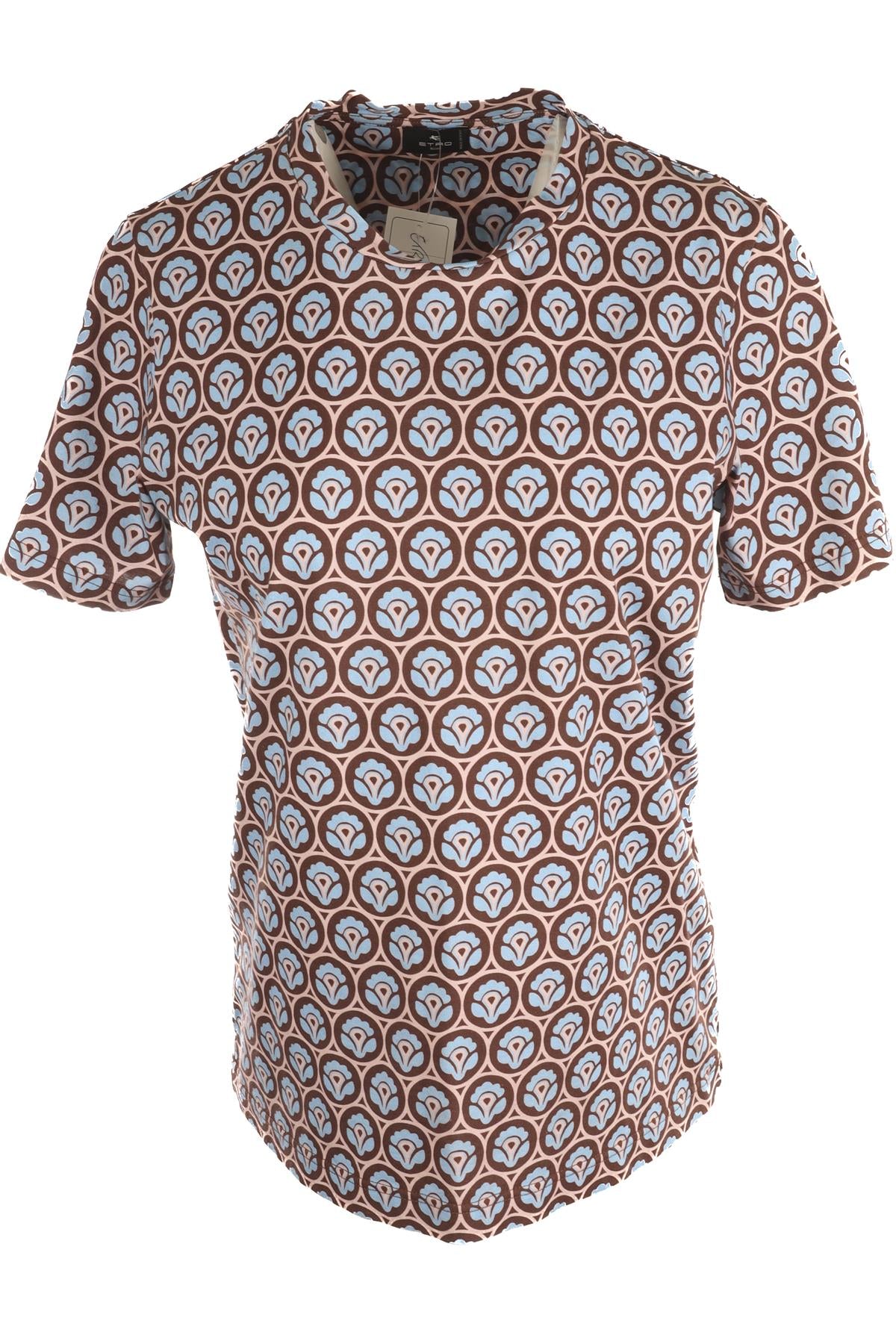 ETRO MULTI COTTON T-SHIRT XLARGE