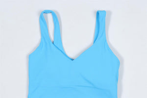 LULULEMON BLUE SPORTS BRA US 4 UK 8