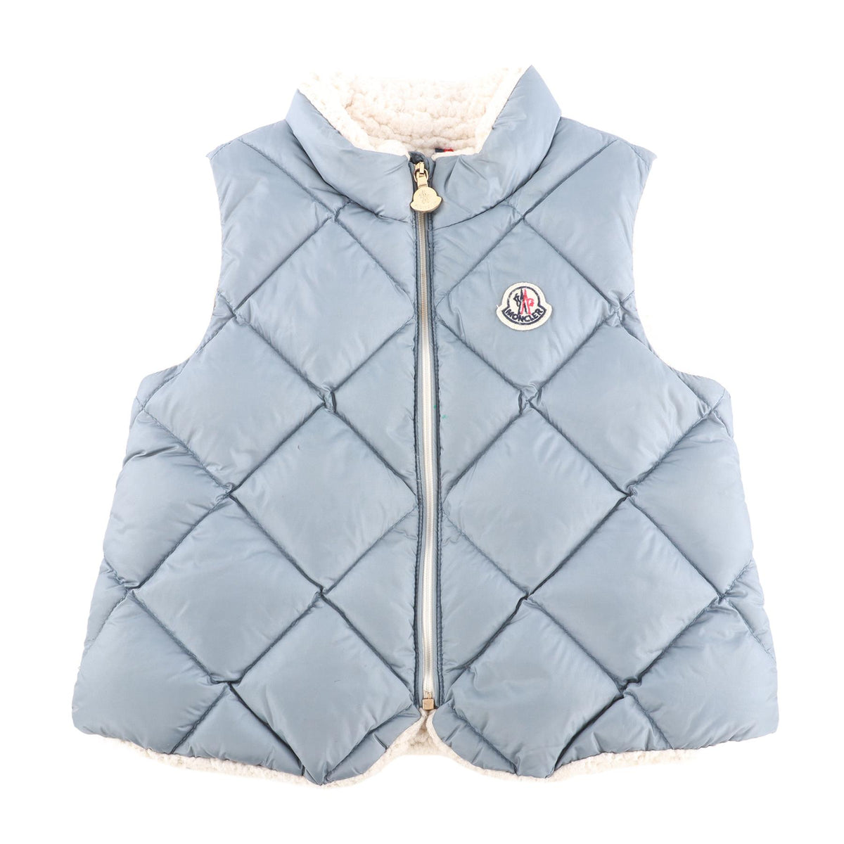 MONCLER BLUE KIDS GIRLS GILET 2 YEARS