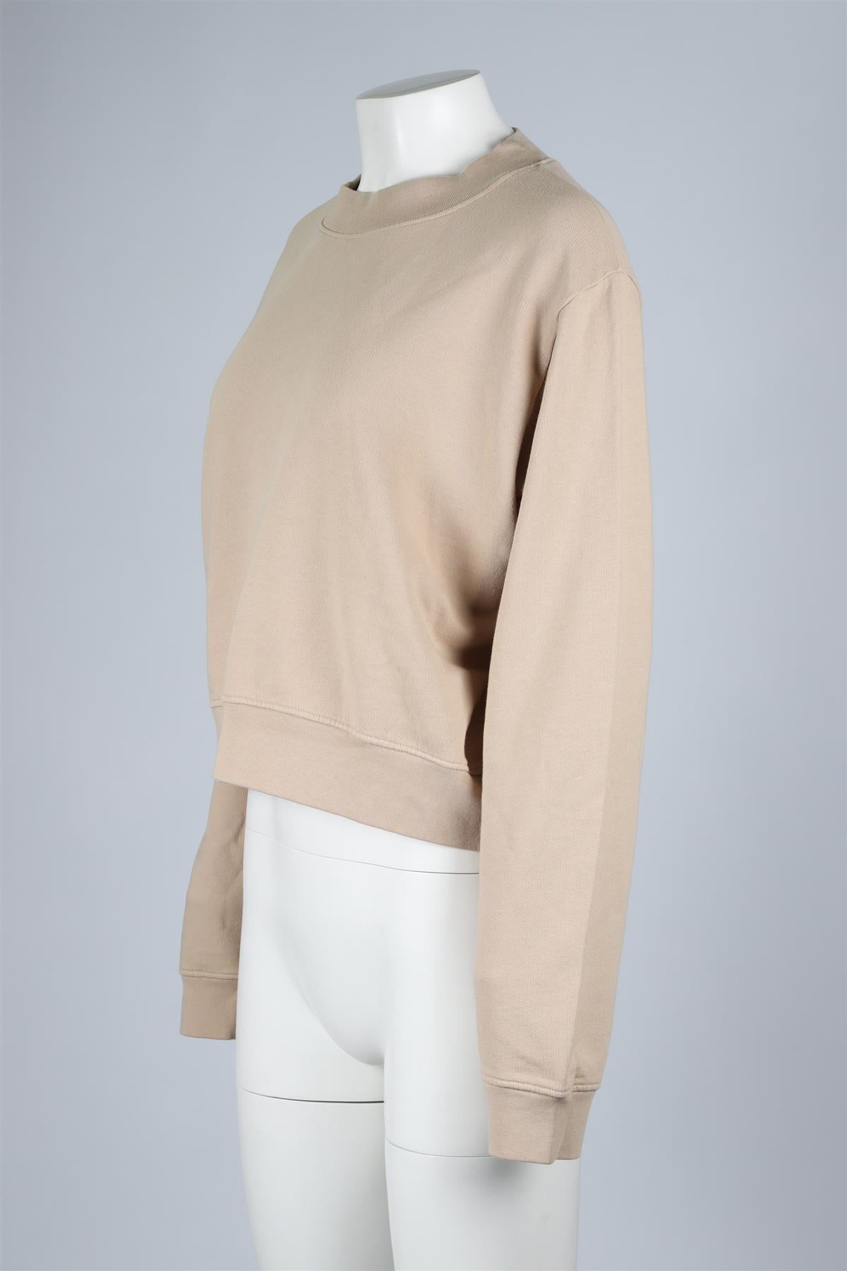 COTTON CITIZEN BEIGE COTTON SWEATSHIRT LARGE