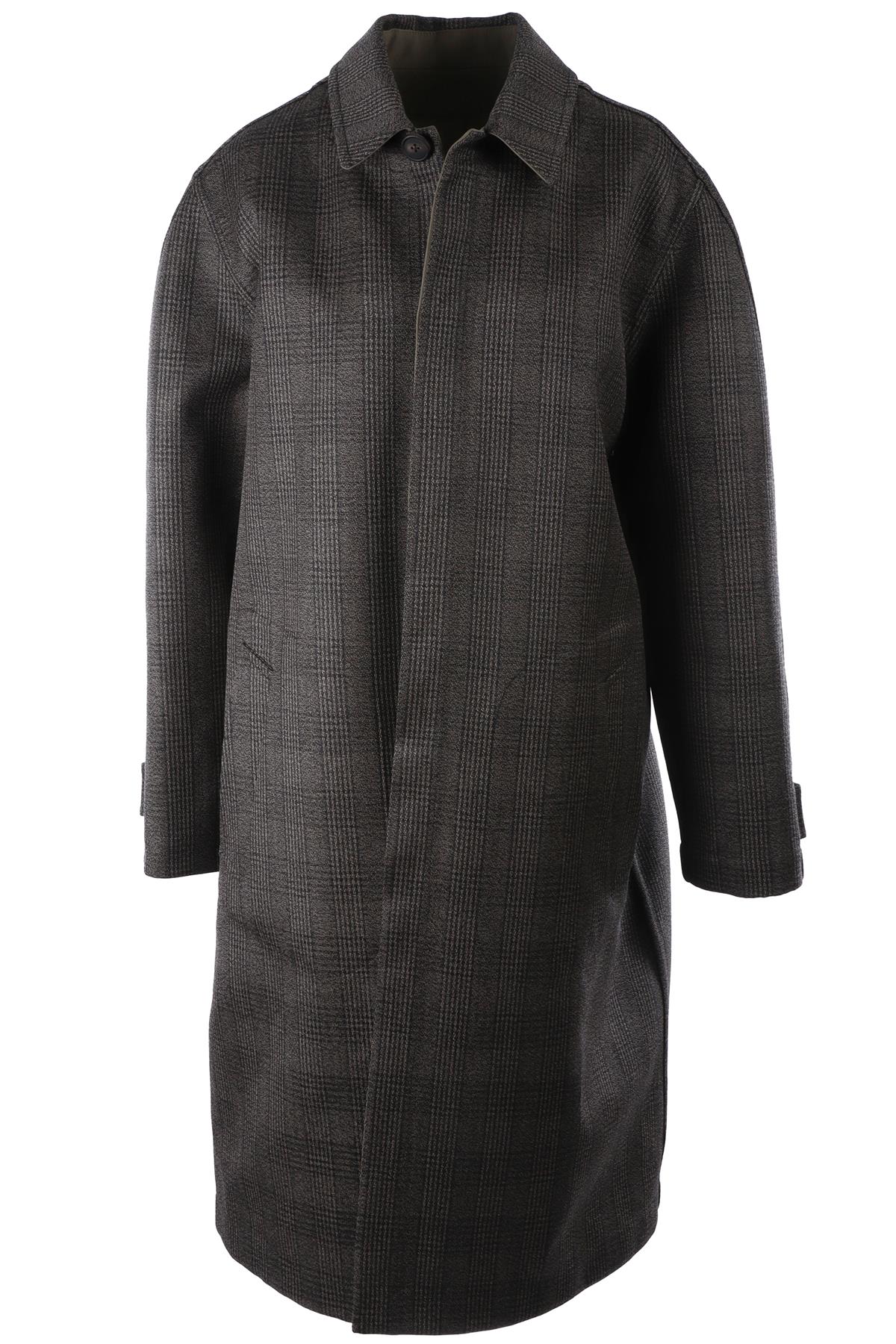 GREY MEN'S PALO WOOL COAT