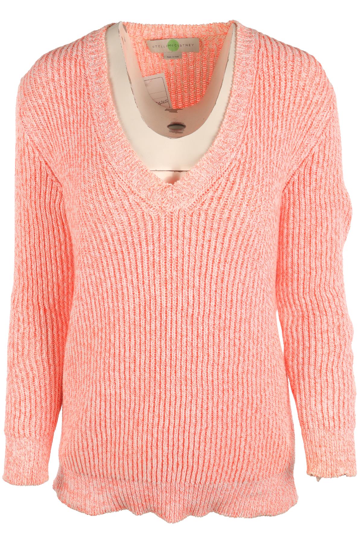 STELLA MCCARTNEY ORANGE COTTON SWEATER IT 38 UK 6