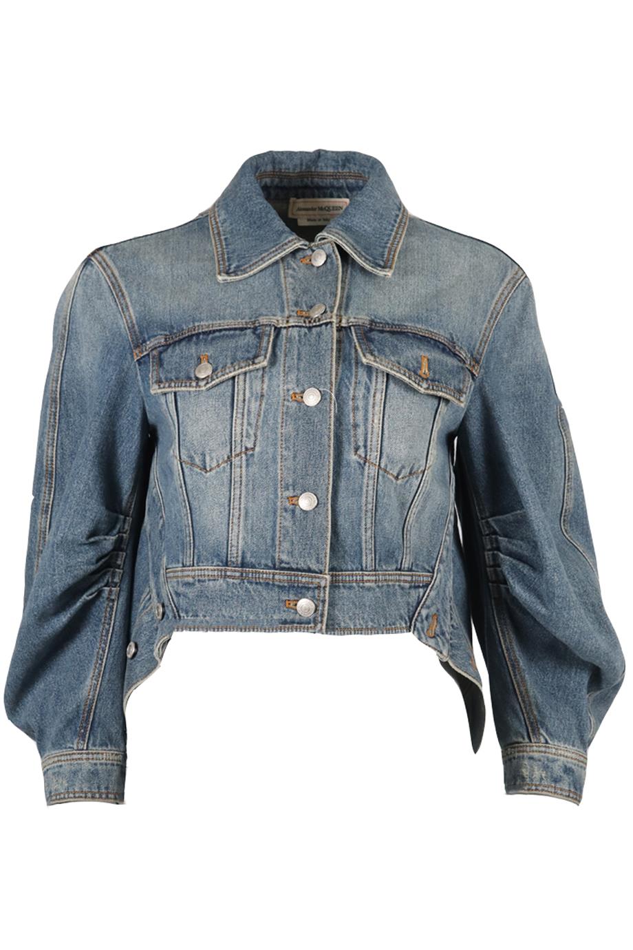 ALEXANDER MCQUEEN DENIM JACKET IT 40 UK 8