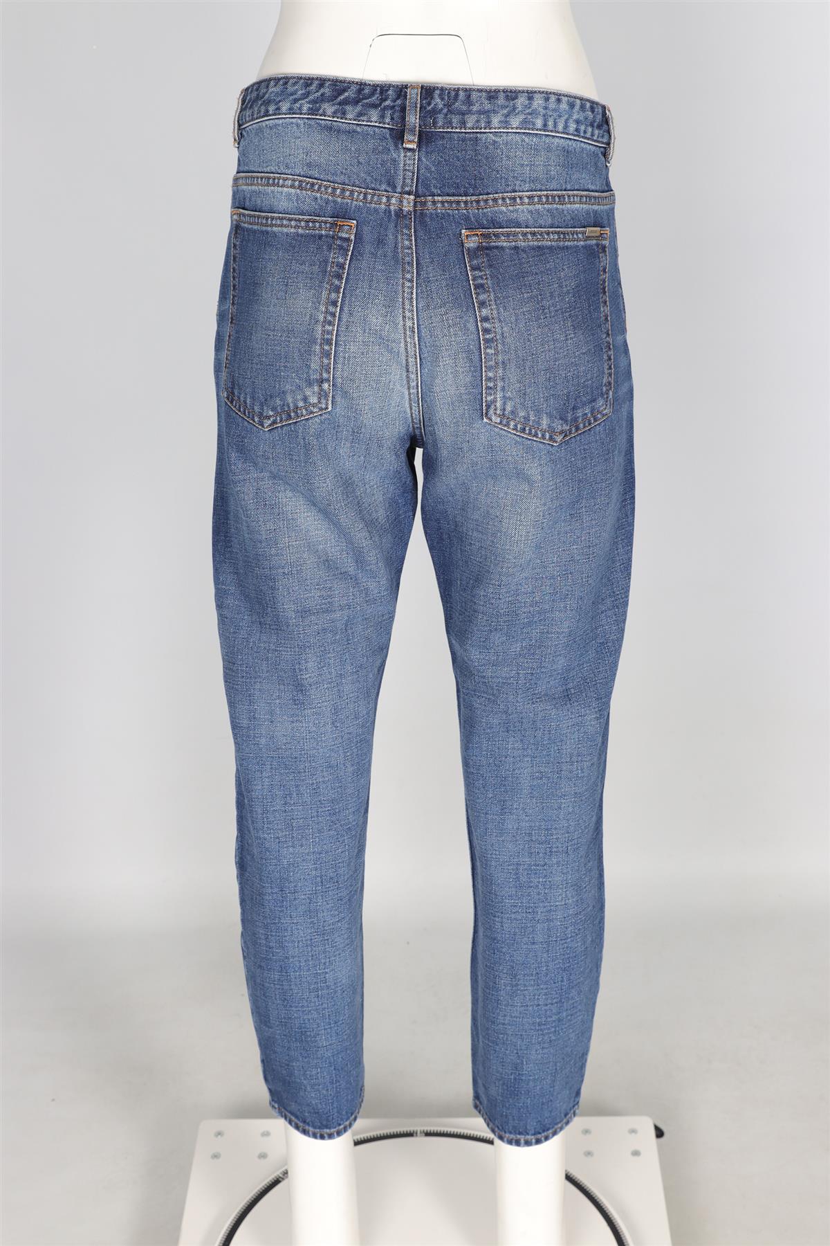 ISABEL MARANT ETOILE BLUE HIGH RISE TAPERED JEANS FR 40 UK 12