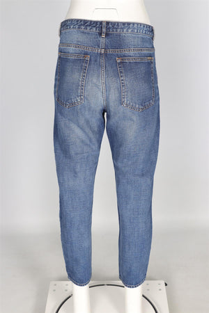 ISABEL MARANT ETOILE BLUE HIGH RISE TAPERED JEANS FR 40 UK 12