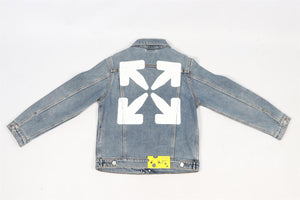 OFF-WHITE KIDS BOYS DENIM JACKET 8 YEARS