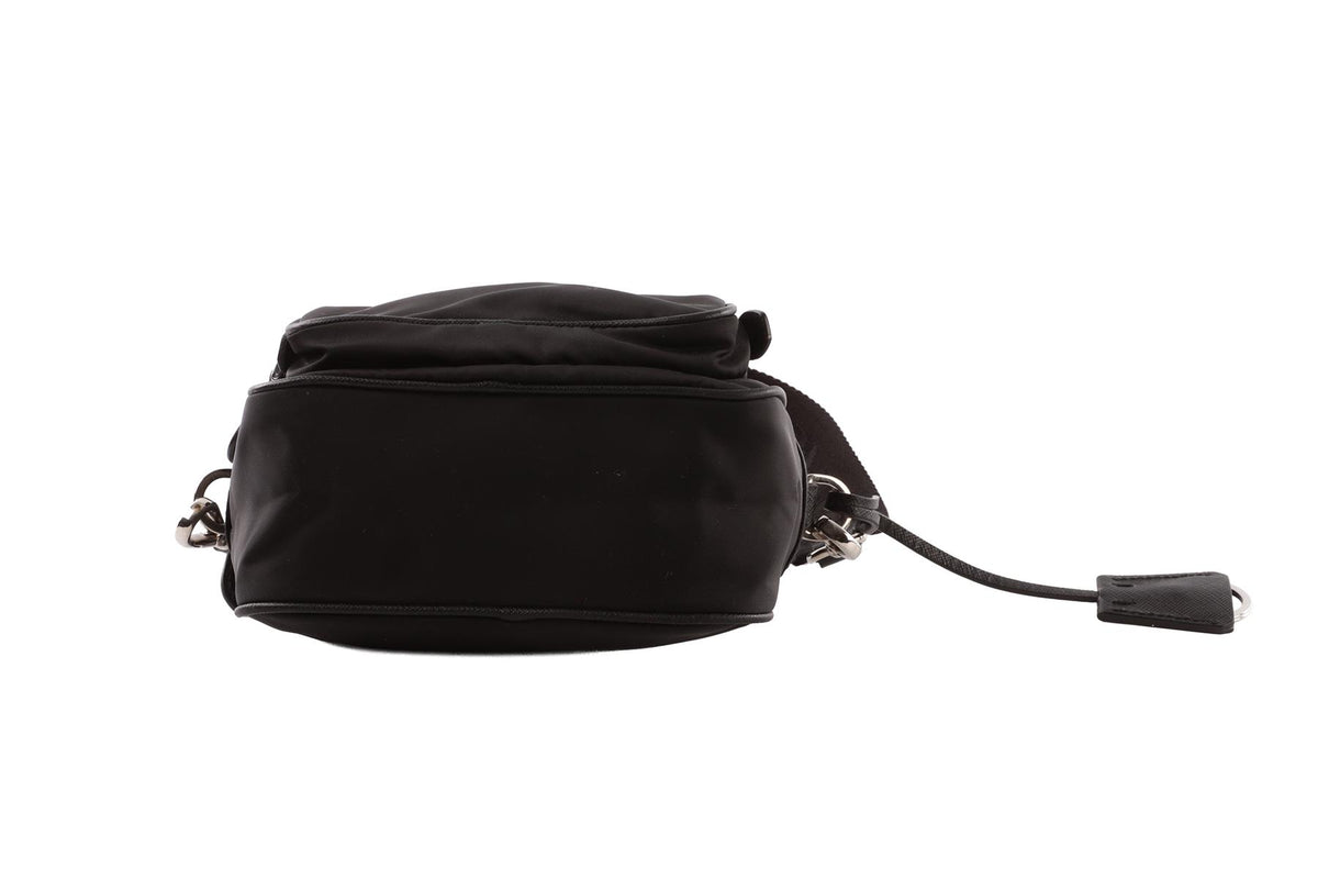 BLACK 2005 RE-EDITION CAMERA NYLON SHOULDER BAG