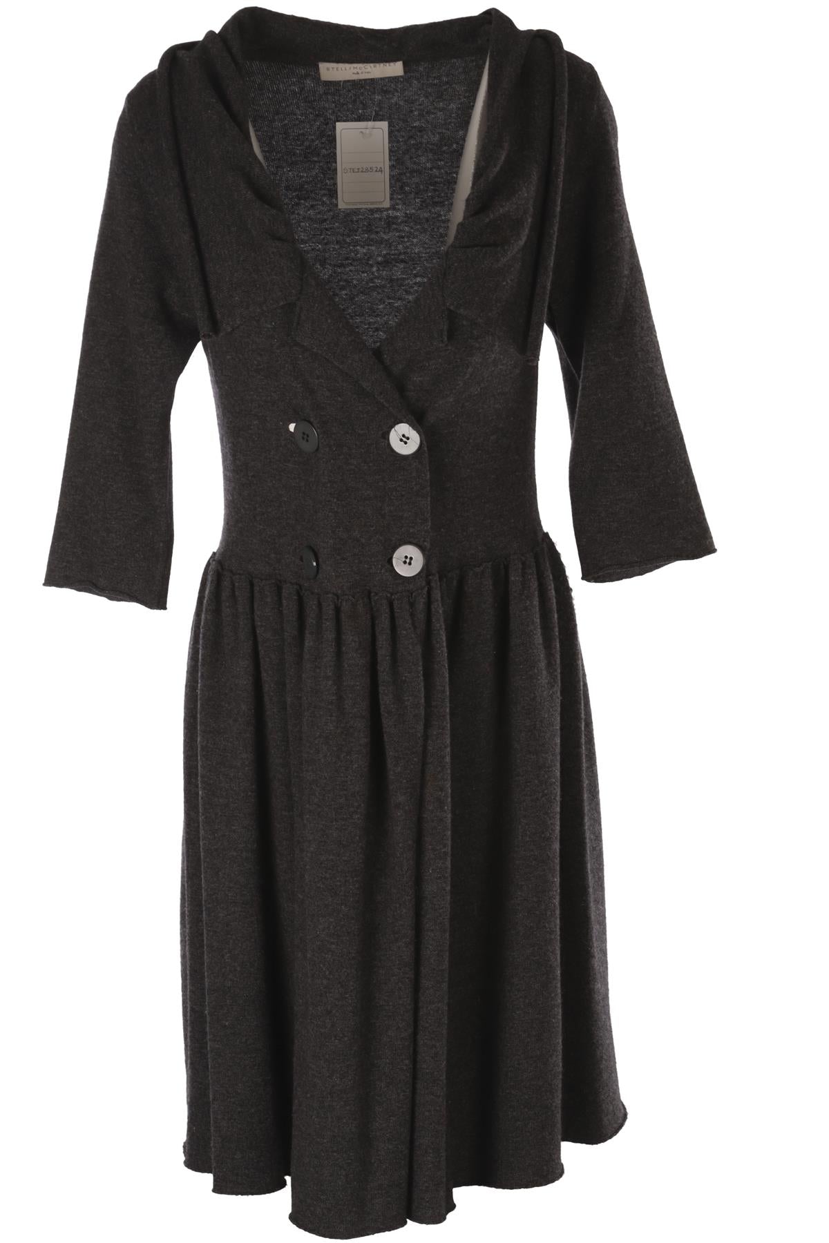 STELLA MCCARTNEY GREY WOOL CARDIGAN IT 40 UK 8