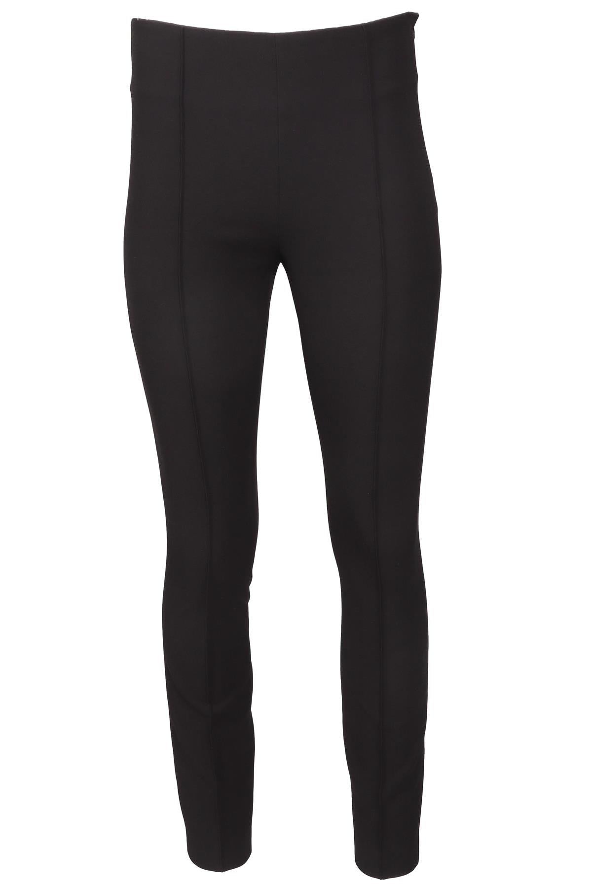 TOTEME BLACK CREPE STRAIGHT LEG PANTS SMALL