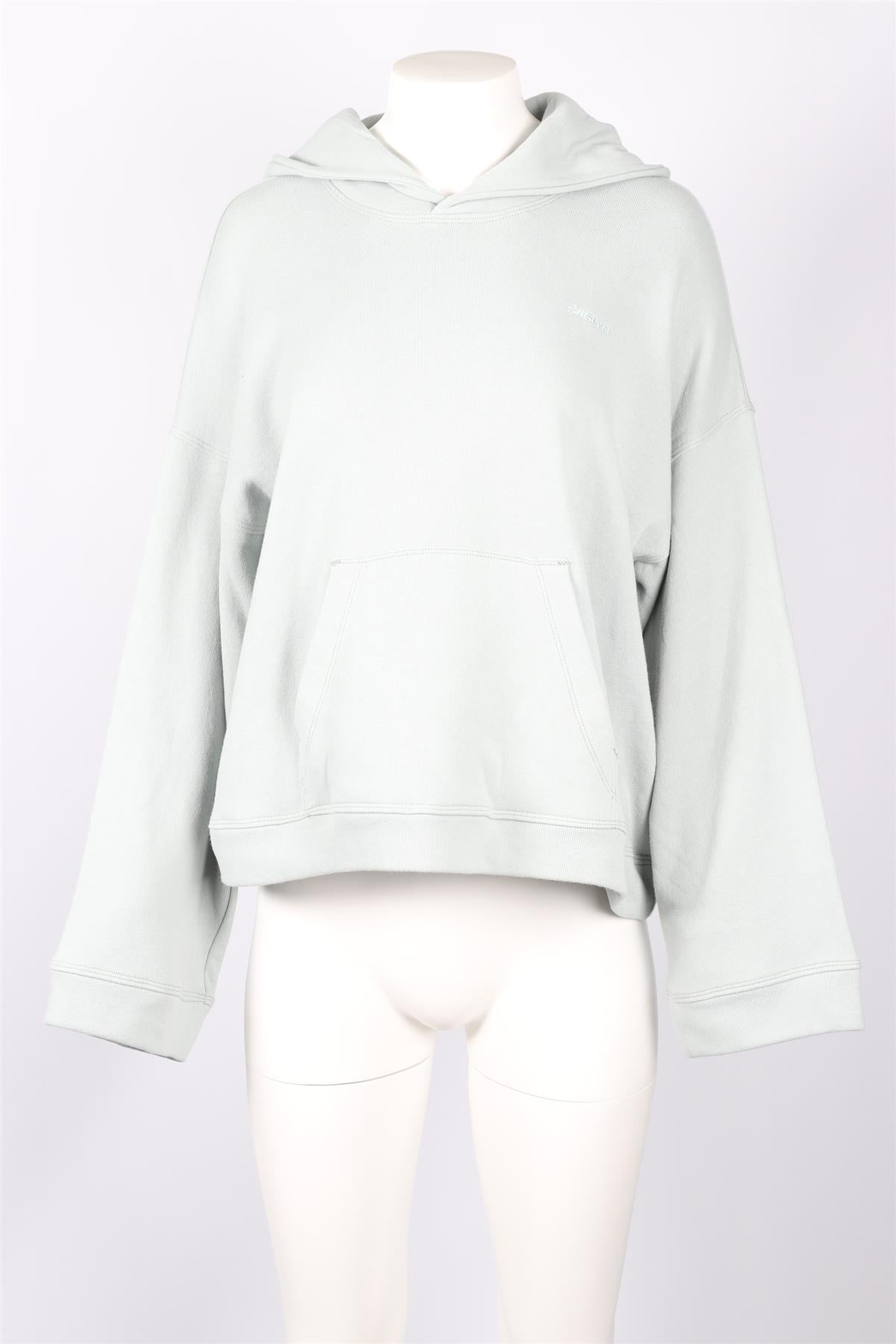 SABLYN GREEN COTTON HOODIE SMALL