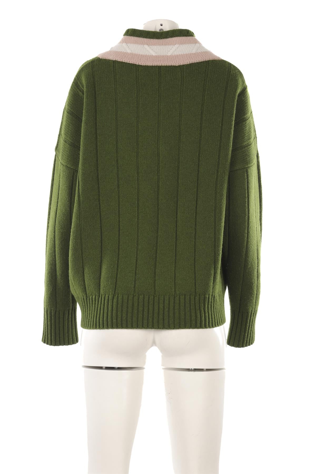 ALEX EAGLE GREEN CASHMERE SWEATER ONESIZE