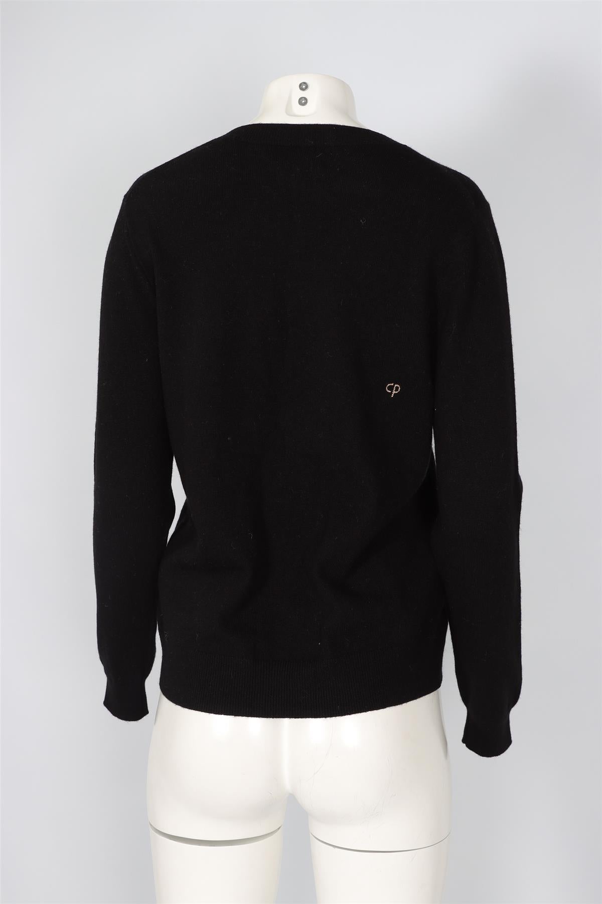 CHINTI & PARKER BLACK WOOL SWEATER MEDIUM