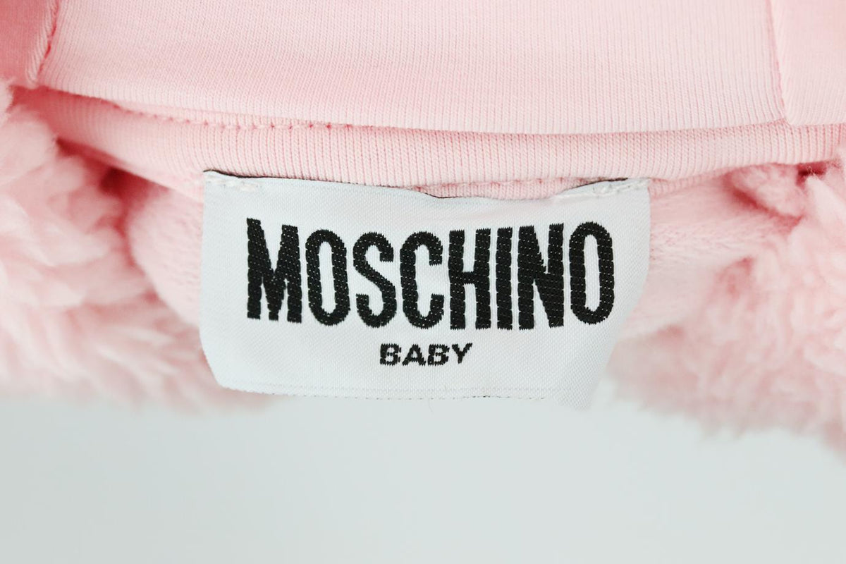 MOSCHINO BABY GIRLS TEDDY COTTON PRAMSUIT 9-12 MONTHS