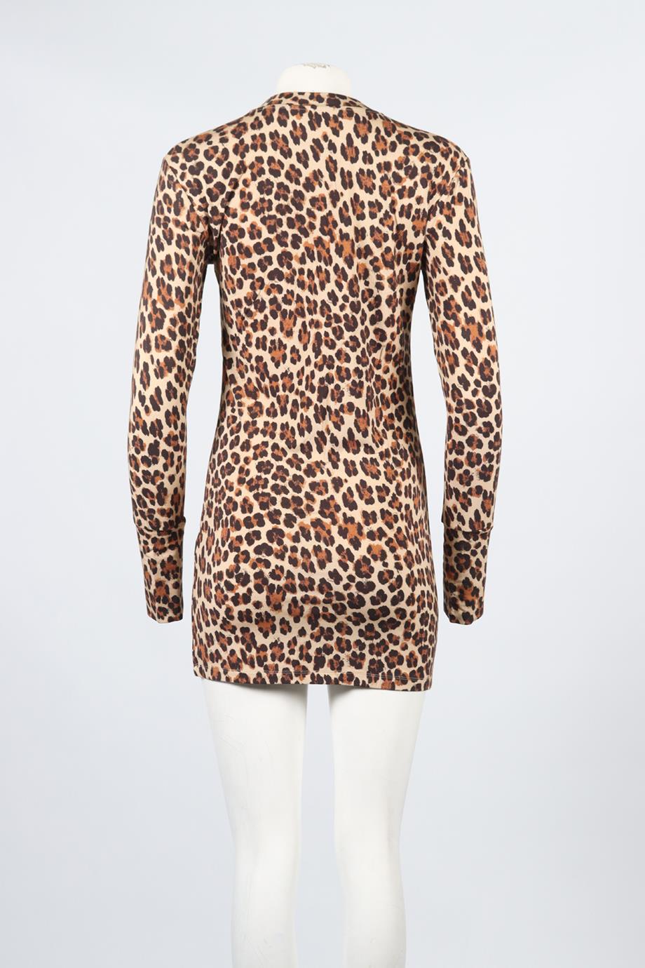 CAROLINE CONSTAS JERSEY MINI DRESS LARGE