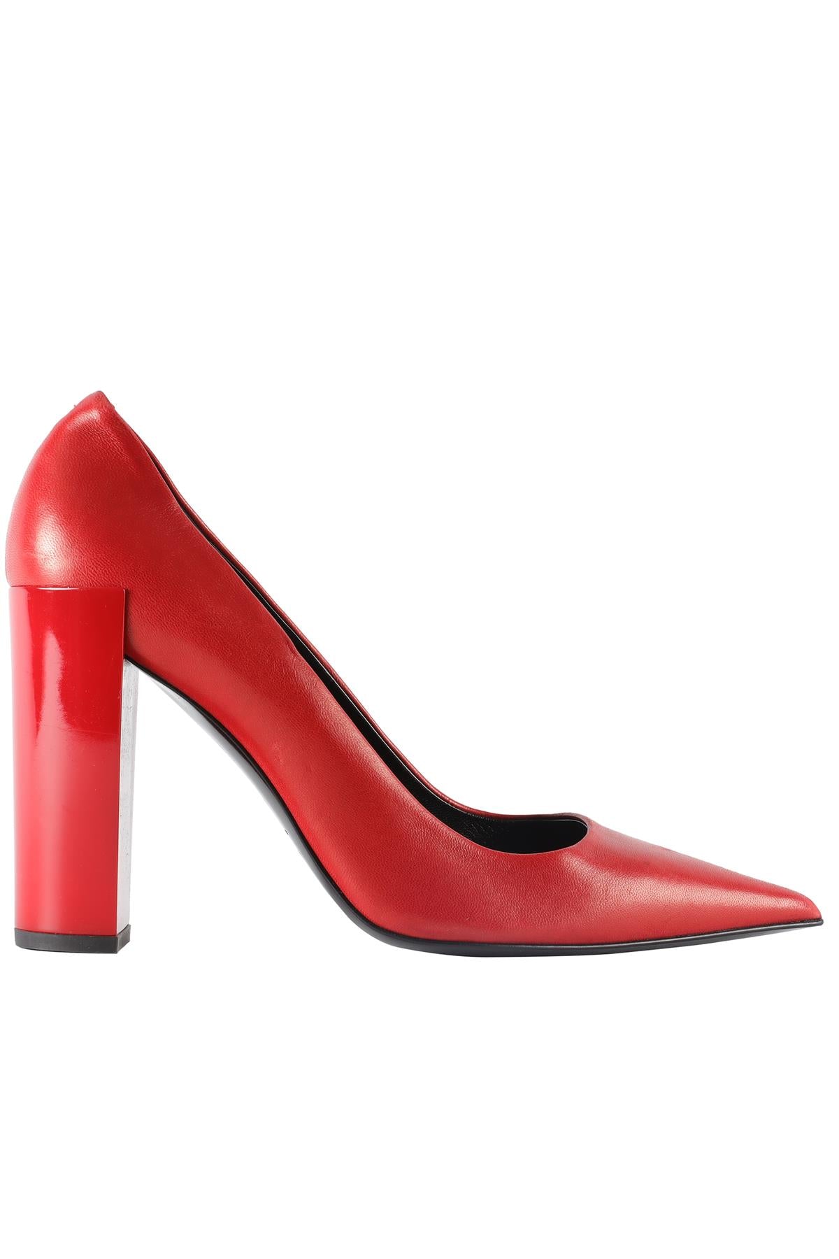 PIERRE HARDY RED LEATHER PUMPS EU 40 UK 7 US 10