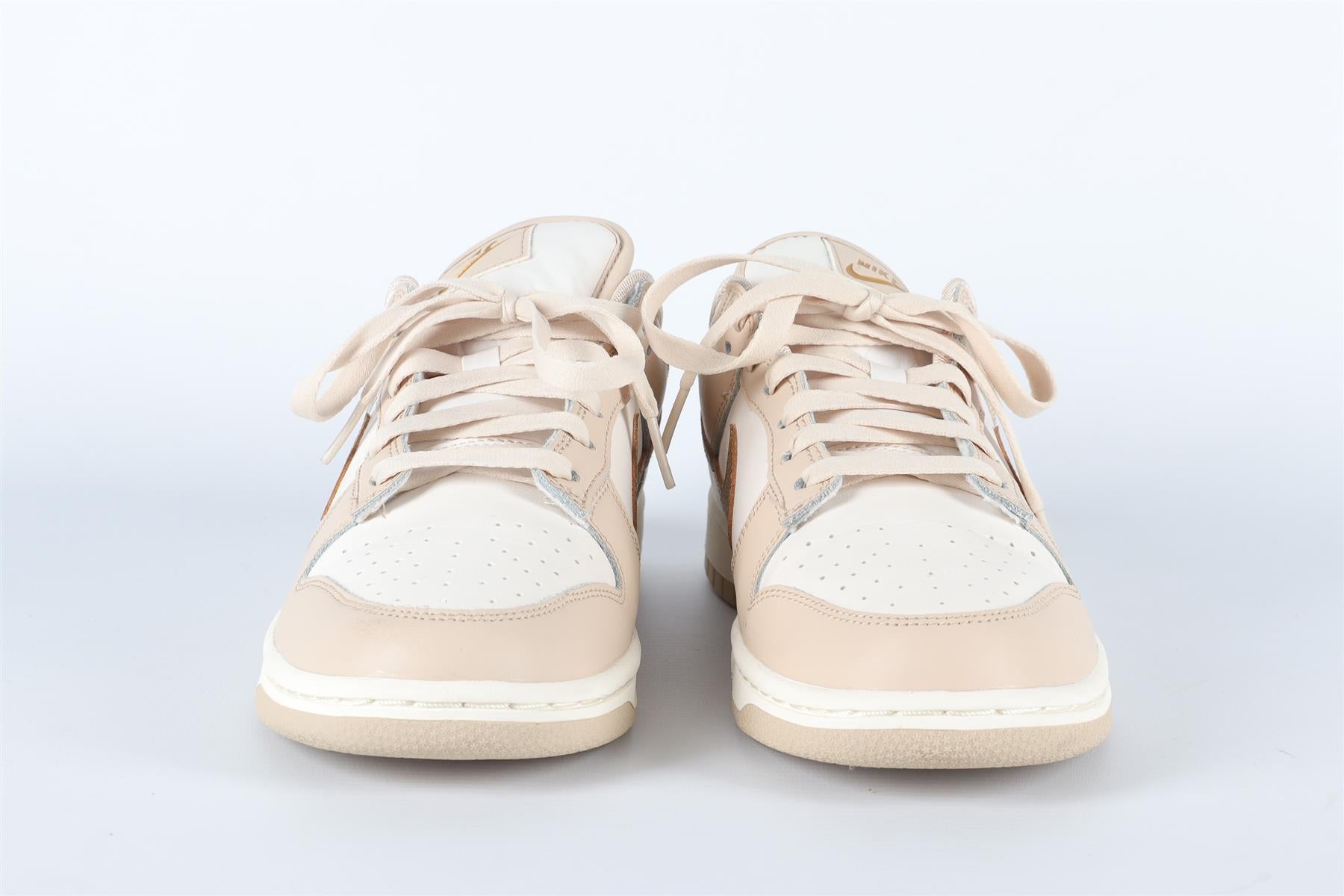 NIKE BEIGE DUNK GOLD SWOOSH SNEAKERS EU 39 UK 5.5 US 8