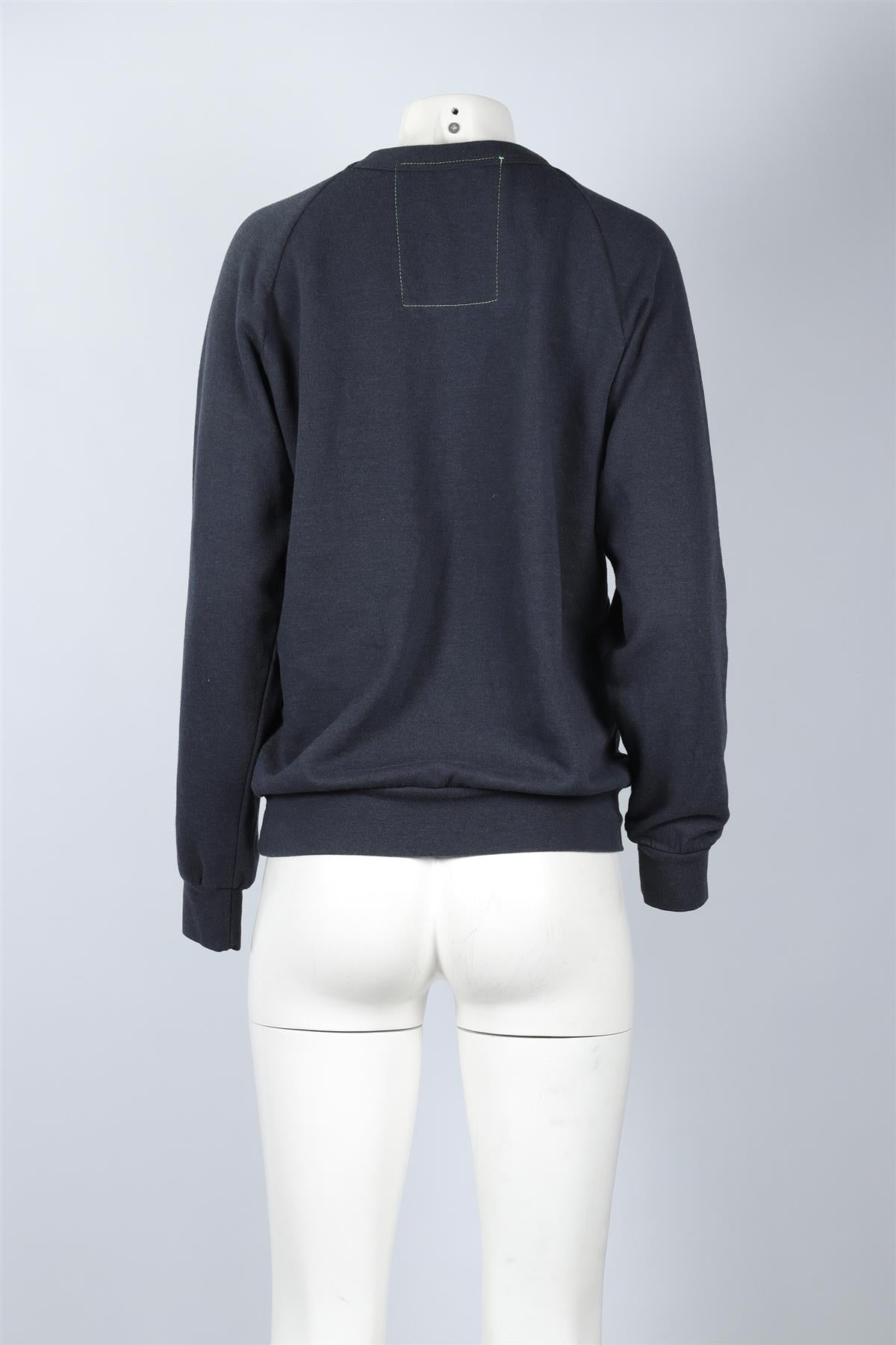 AVIATOR NATION NAVY COTTON SWEATSHIRT SMALL