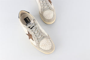 GOLDEN GOOSE WHITE SUPER STAR LEATHER SNEAKERS EU 40 UK 7 US 10