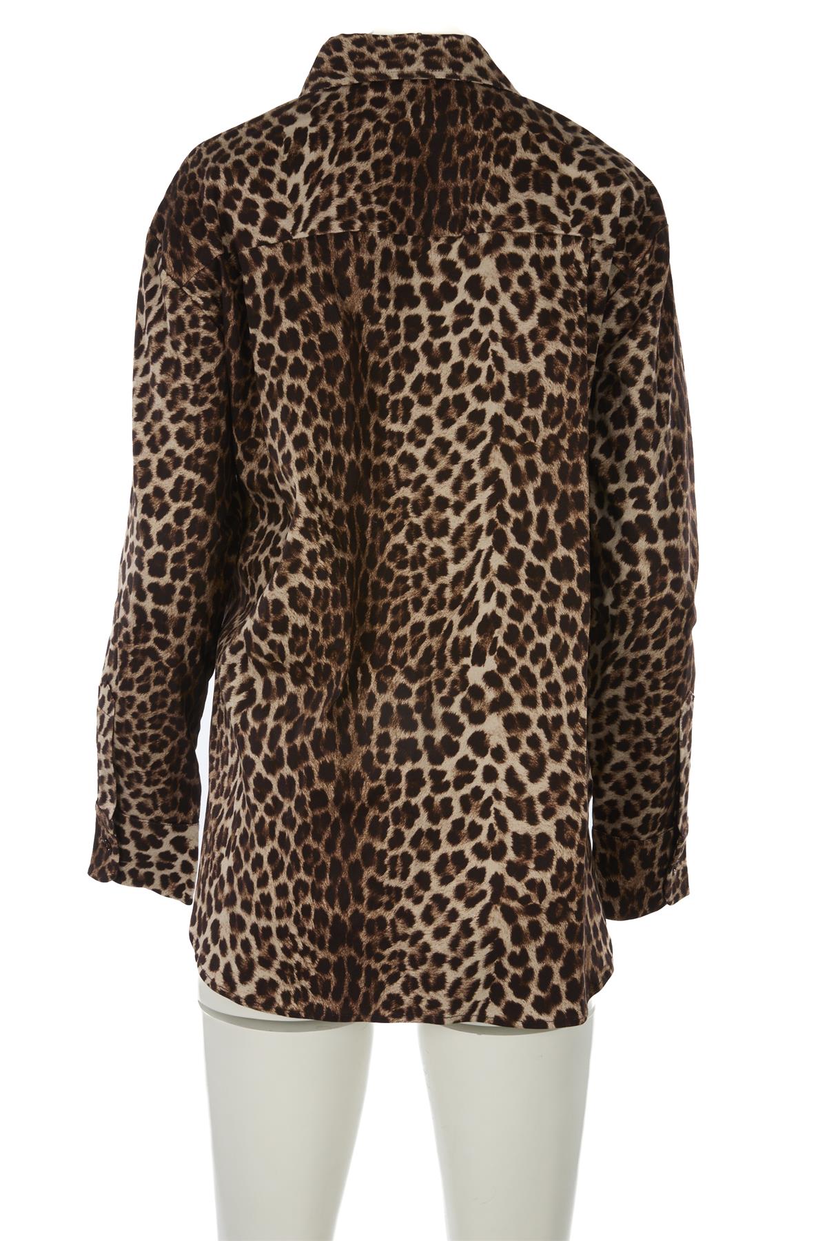 THE FRANKIE SHOP BROWN SHIRT SMALL