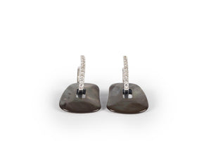 MATTIOLI PUZZLE 18KT WHITE GOLD AND DIAMONDS EARRINGS AND 11 COLOURED PAIRS SET