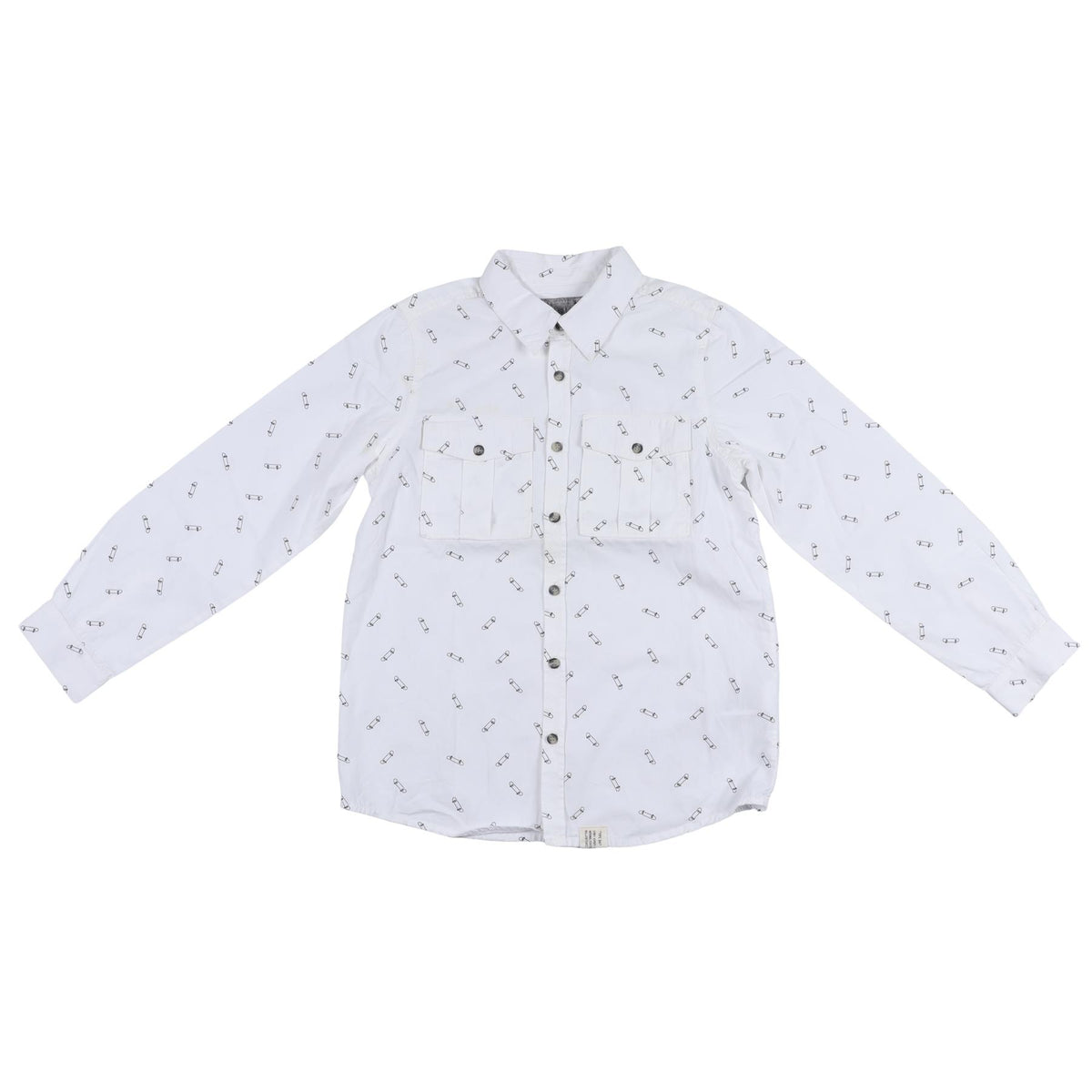 BONPOINT WHITE KIDS BOYS SHIRT 10 YEARS