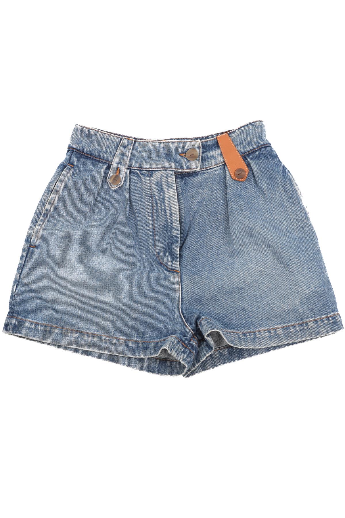 LOEWE BLUE DENIM SHORTS FR 34 UK 6