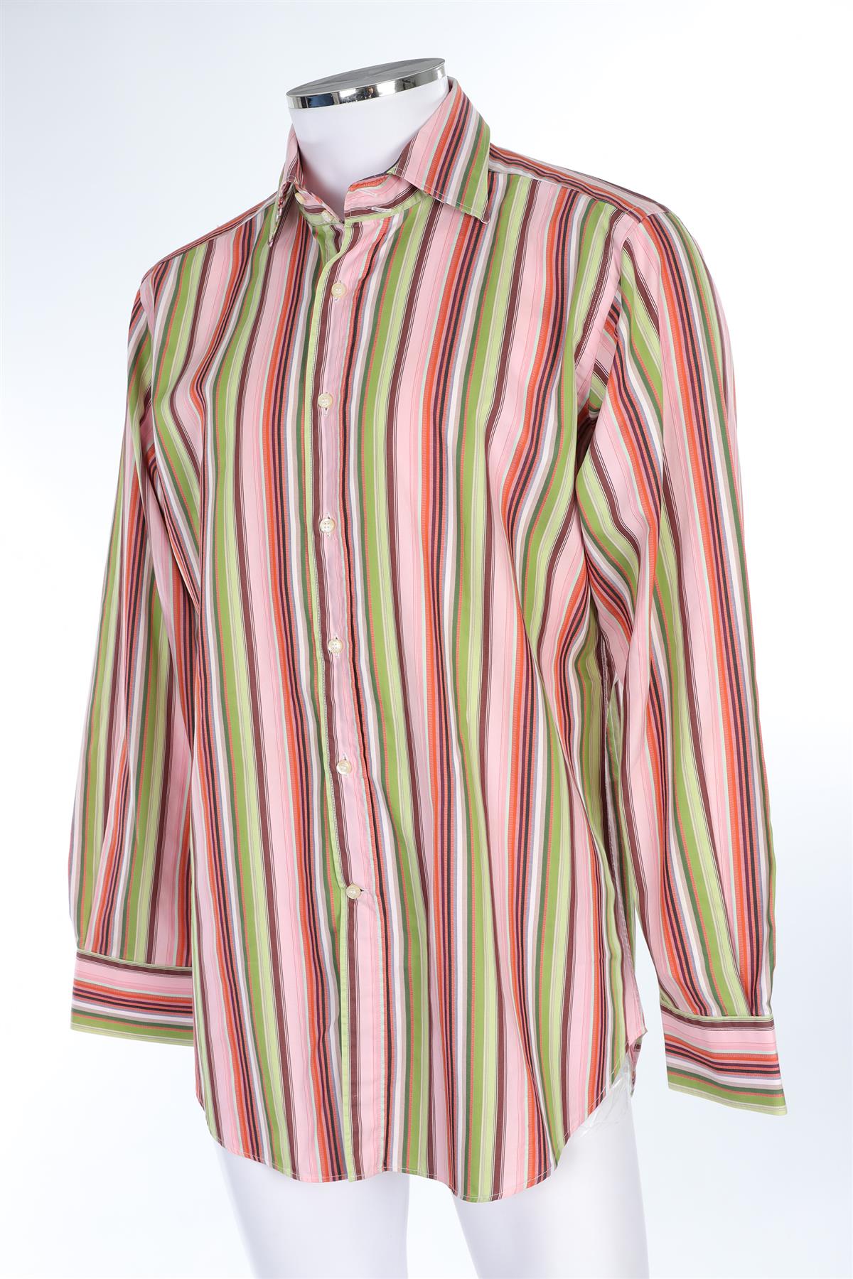 ETRO MULTI MEN'S COTTON SHIRT UK/US 42