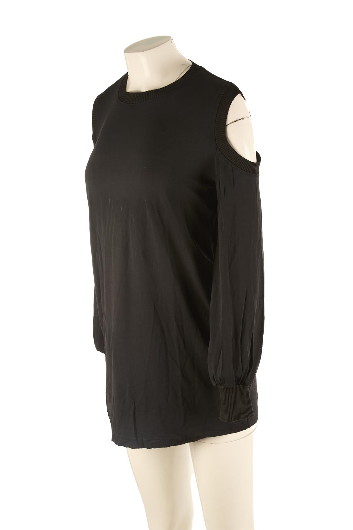 GIVENCHY BLACK JERSEY MINI DRESS FR 40 UK 12
