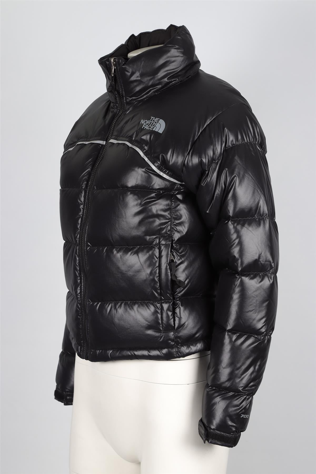 THE NORTH FACE BLACK PADDED DOWN JACKET SMALL