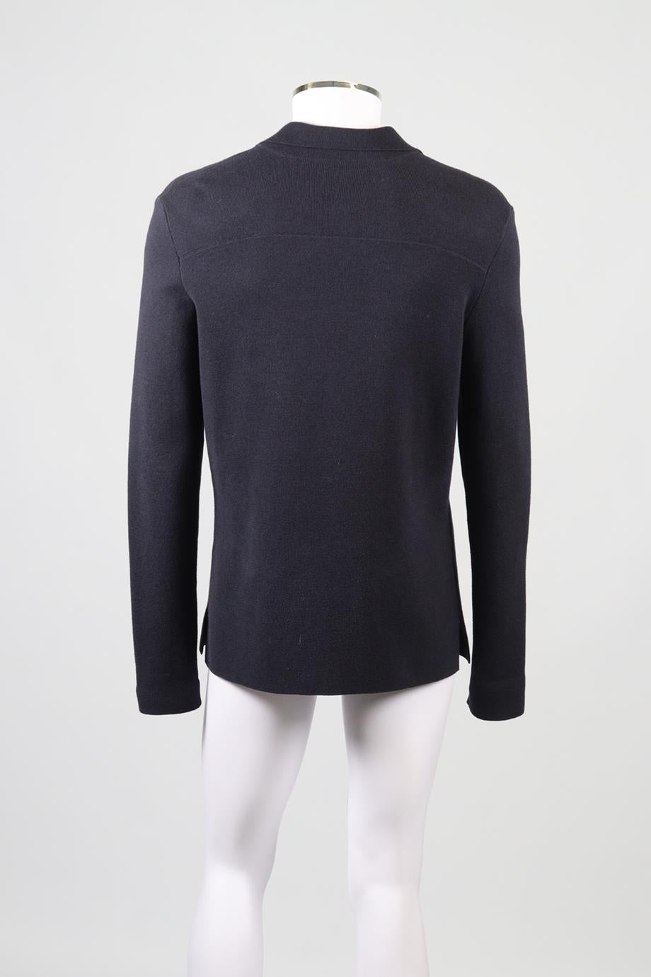 LANVIN MEN'S WOOL BLEND CARDIGAN MEDIUM