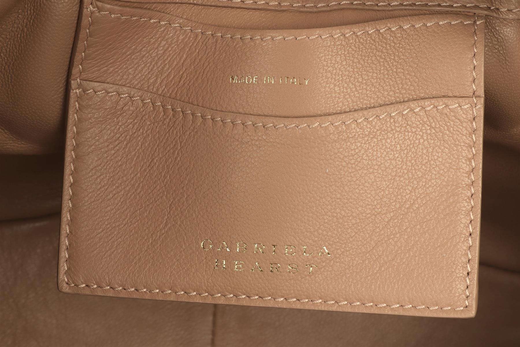 GABRIELA HEARST BEIGE NINA LEATHER TOTE BAG