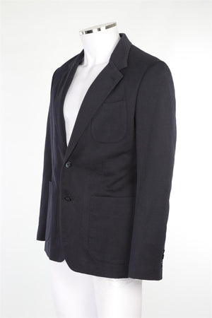 DOLCE & GABBANA NAVY MEN'S COTTON BLAZER IT 50 UK 40