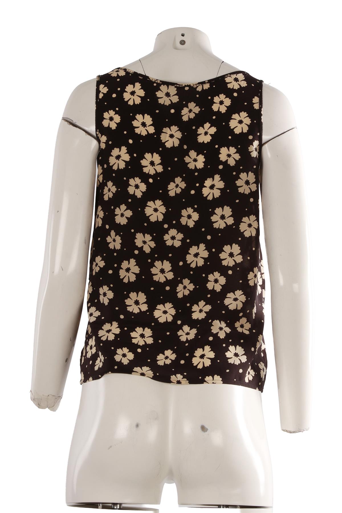 BLACK SILK TOP