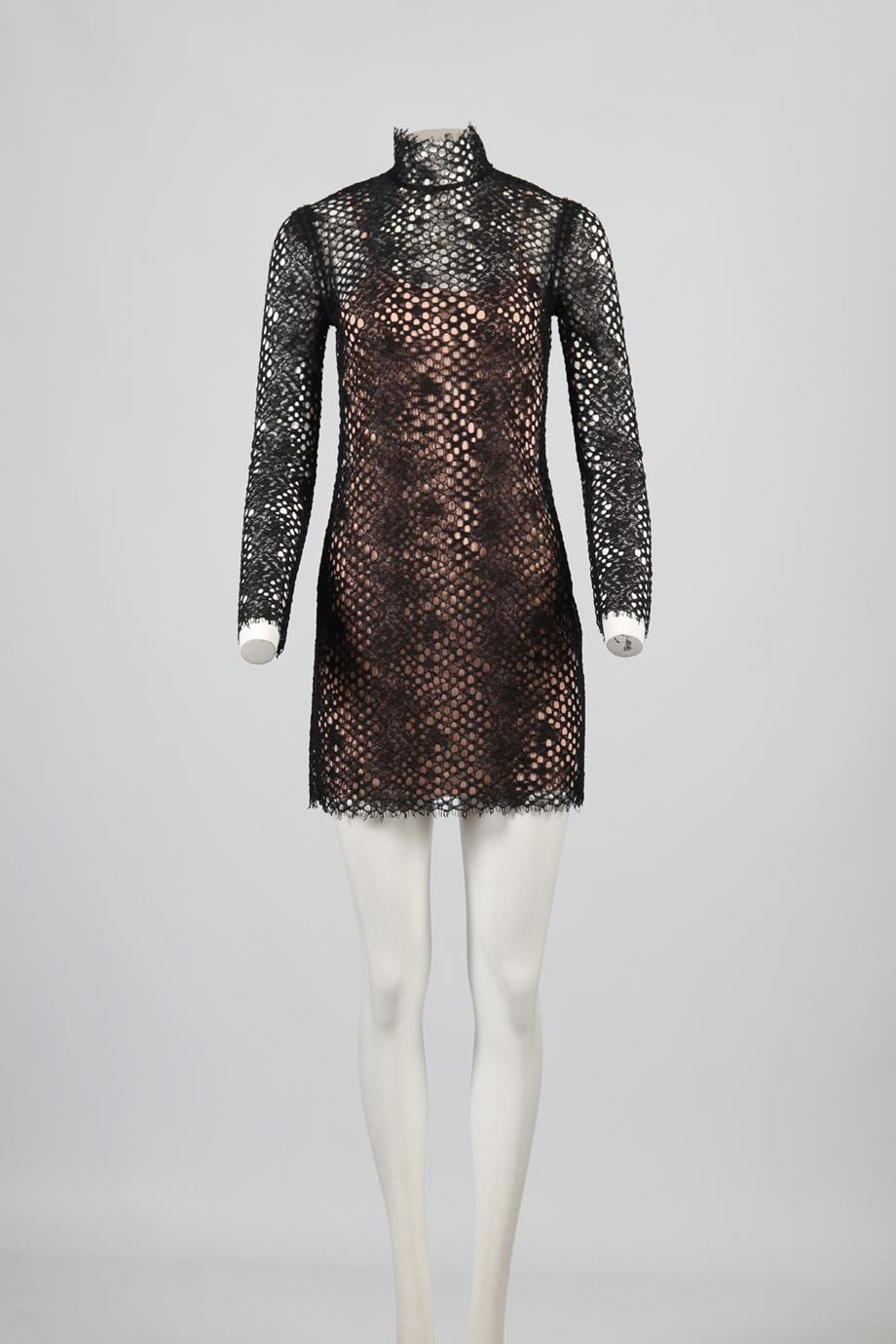 ALEXANDER WANG COTTON BLEND MINI DRESS US 2 UK 6
