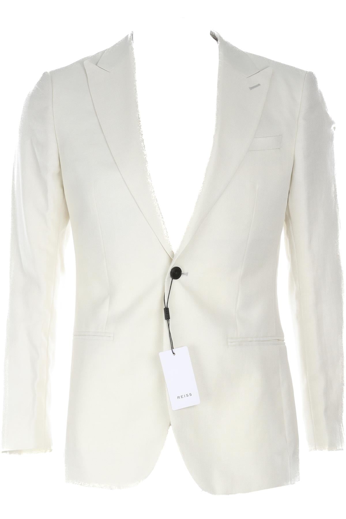 REISS ECRU MENS WOOL BLAZER UK/US 36 FR 36 IT 46