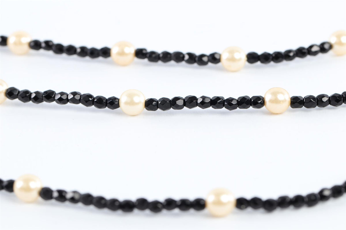 MARIA CALDERARA BLACK PEARL NECKLACE