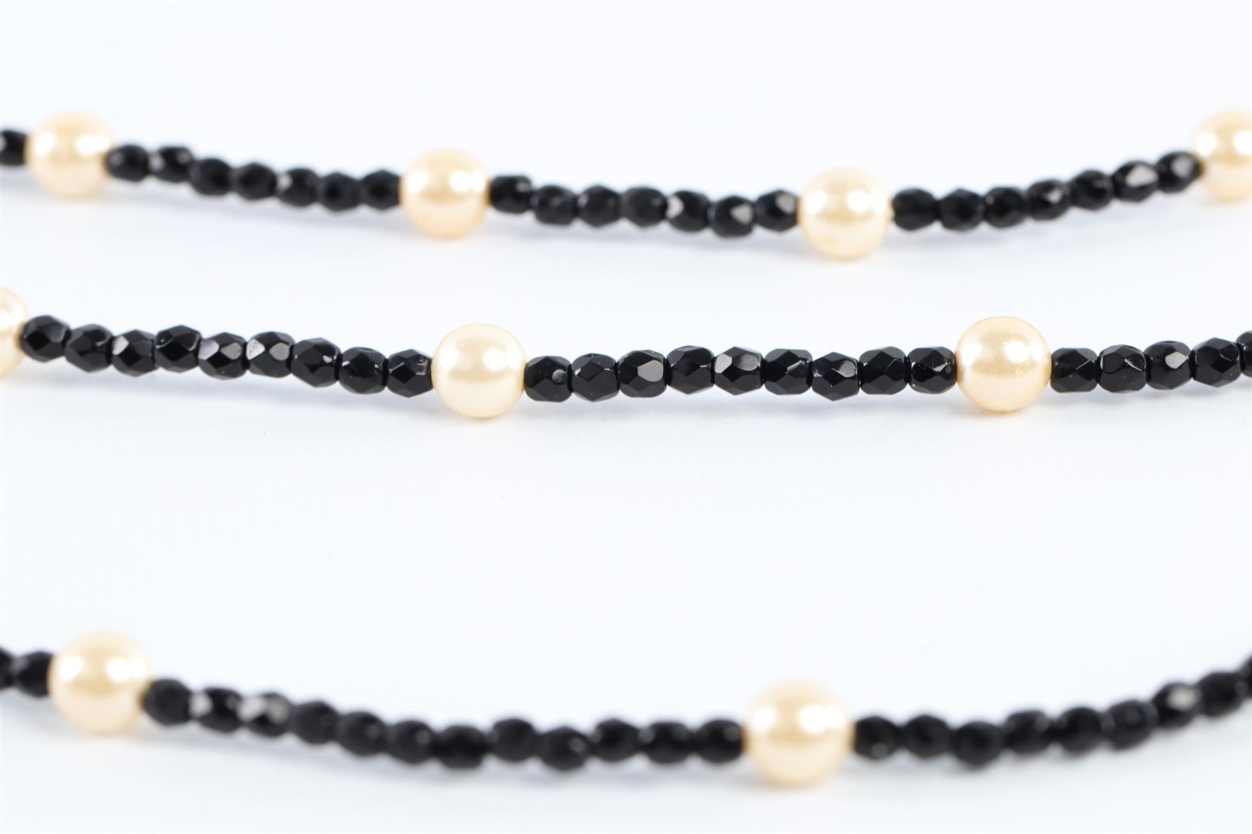 MARIA CALDERARA BLACK PEARL NECKLACE