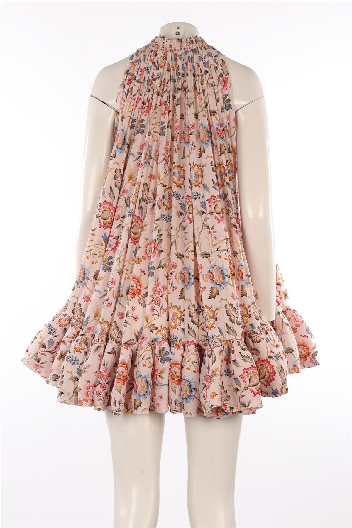 LANVIN PINK CREPE MINI DRESS US 2 UK 6