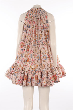 LANVIN PINK CREPE MINI DRESS US 2 UK 6