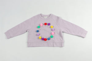 STELLA MCCARTNEY PURPLE KIDS GIRLS SWEATSHIRT 6 YEARS