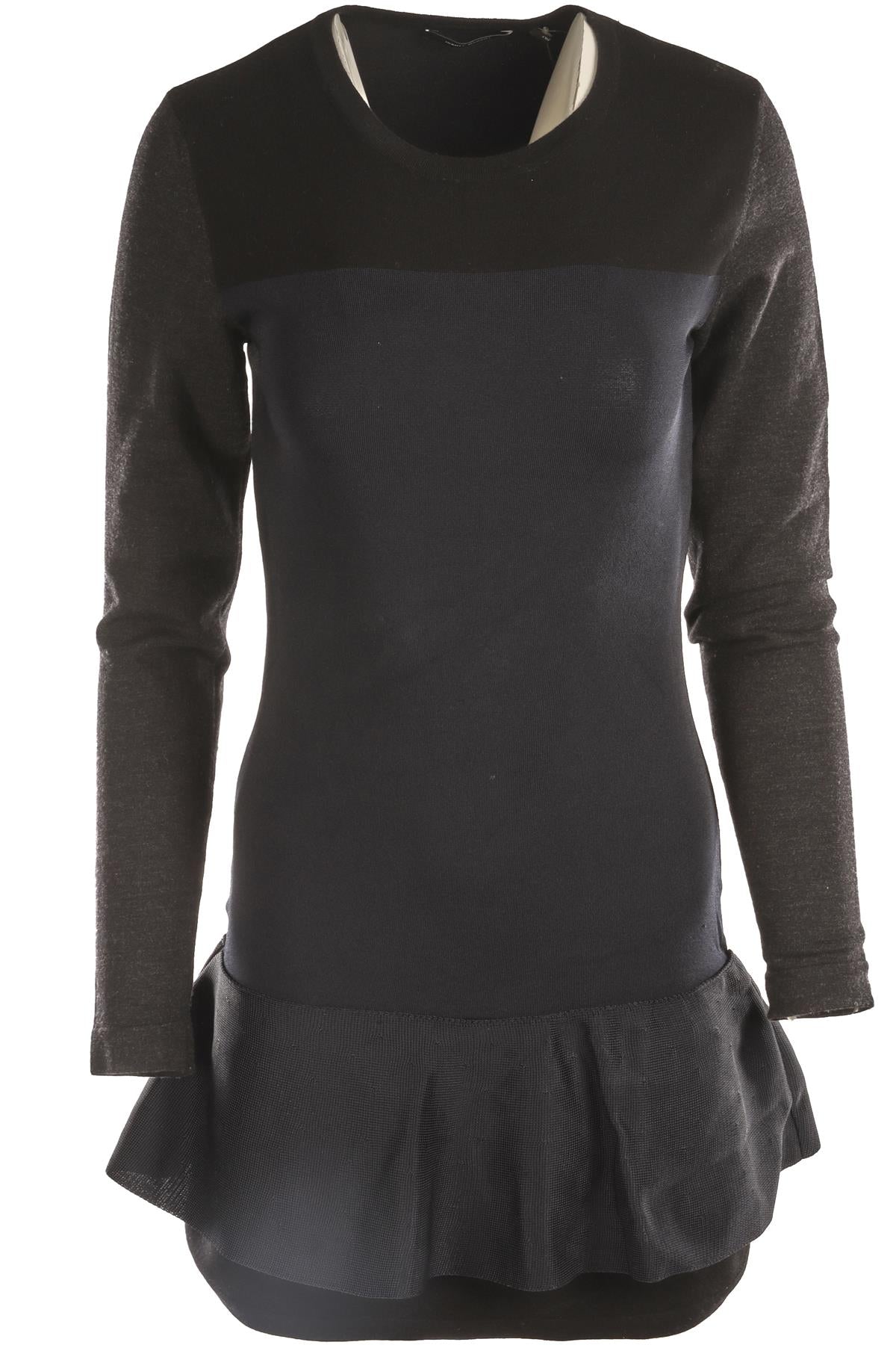 ISABEL MARANT ADAMS BLUE WOOL MINI DRESS FR 40 UK 12