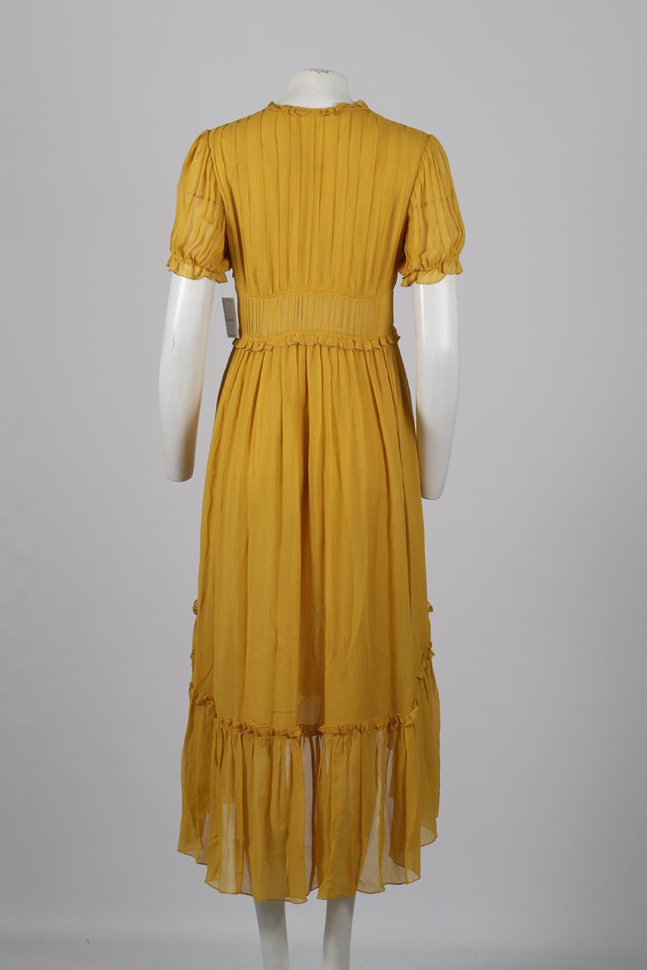 ULLA JOHNSON SILK MAXI DRESS US 6 UK 10