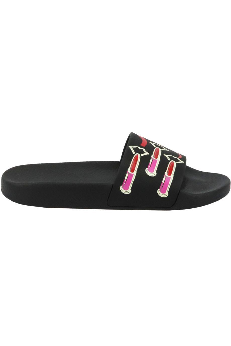 VALENTINO GARAVANI PRINTED RUBBER SLIDES EU 38 UK 5 US 8