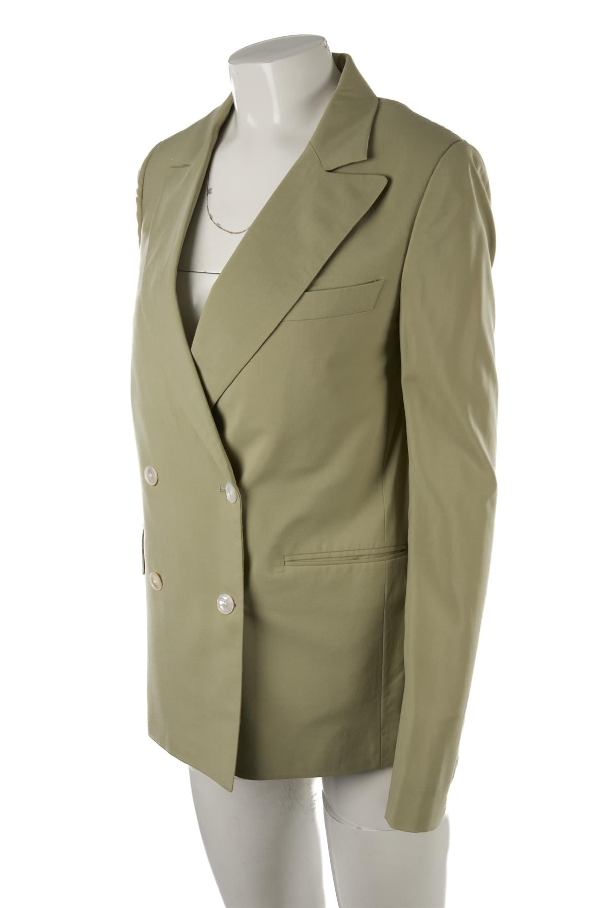 ALEX EAGLE GREEN WOOL BLAZER UK 8